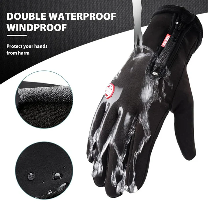 Wärmende Thermohandschuhe, Fahrrad-, Skihandschuhe