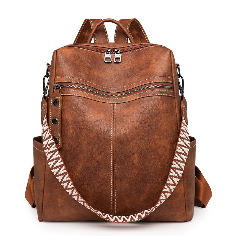 Rucksack aus PU-Material, mehrere Trageweisen