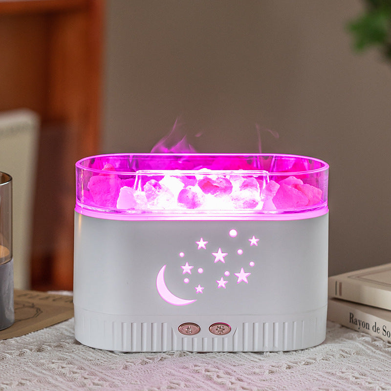 Kristallsalz-Diffuser mit LED-Licht und Befeuchtung