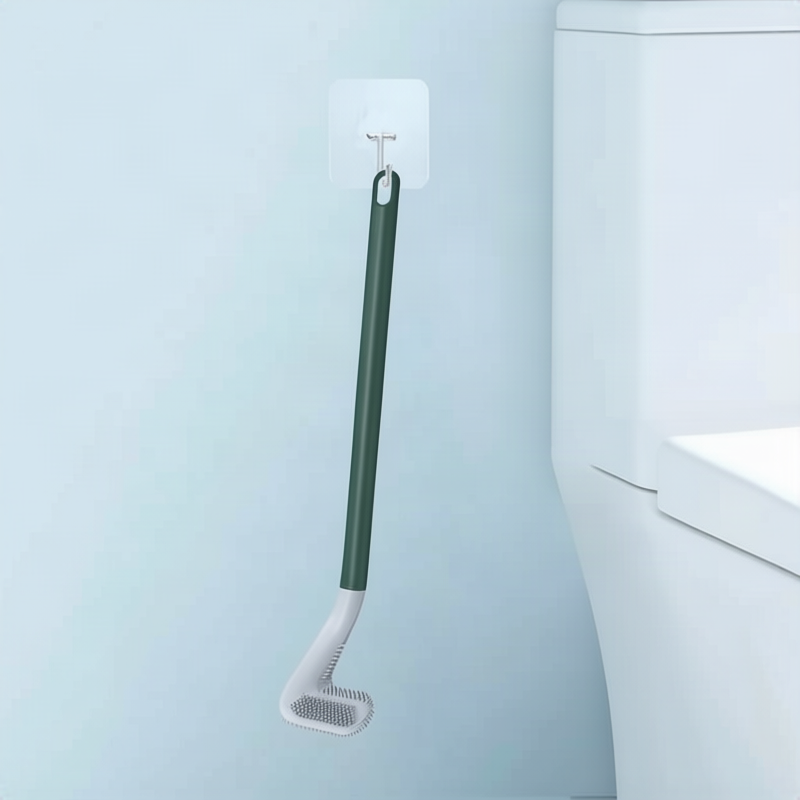 Silikon-Toilettenbürste mit langem Griff