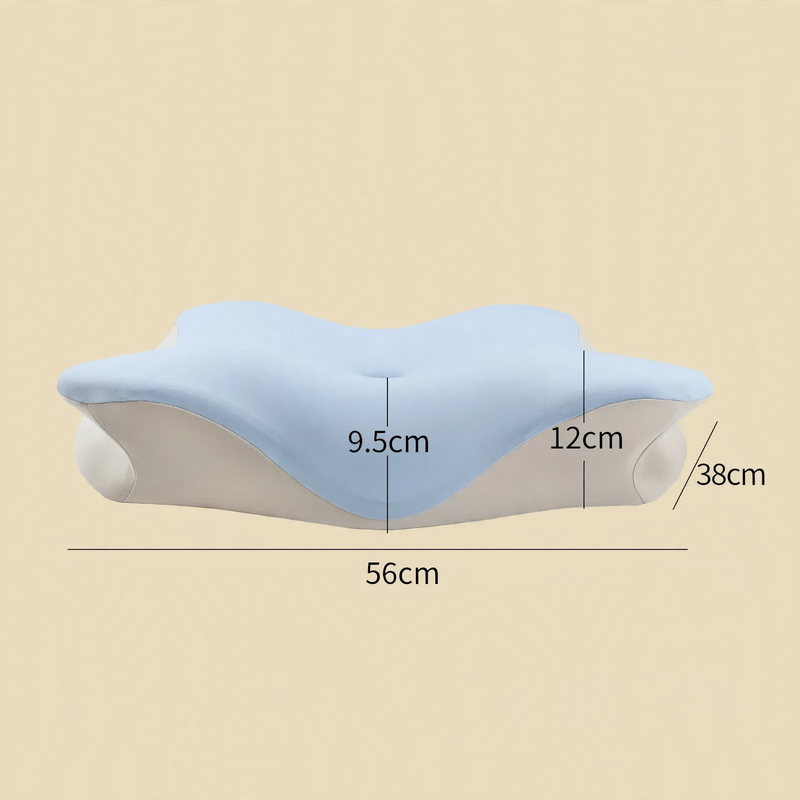 Nackenstützkissen, Schmetterlingsform, Memory-Schaum