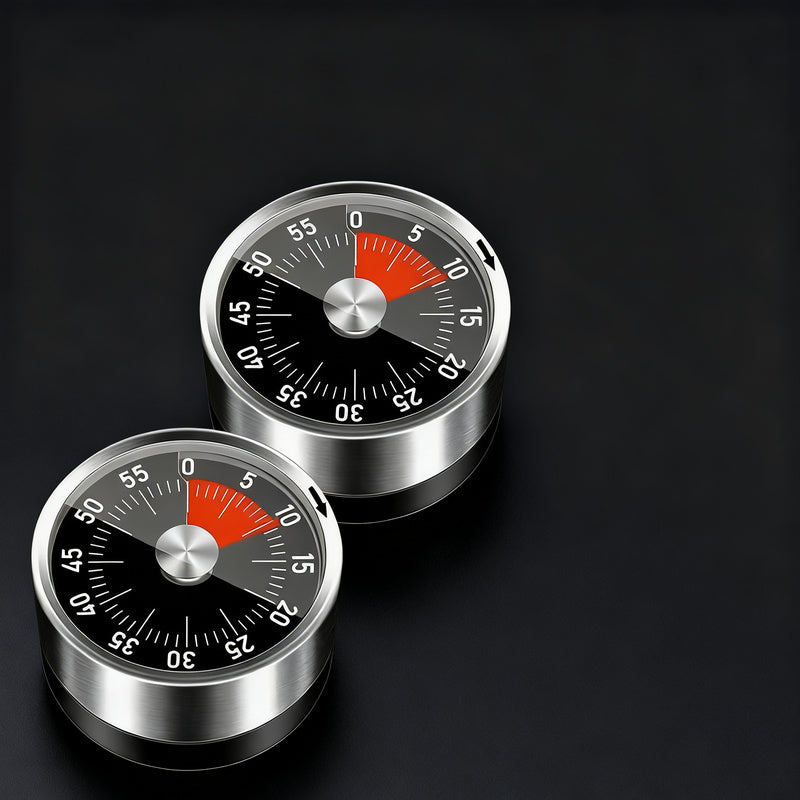 Mechanischer Küchentimer mit Magnethalter
