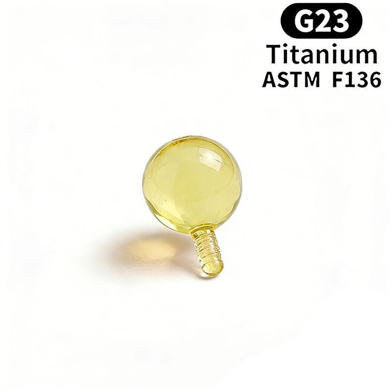 Titan-Piercingstab mit Innengewinde