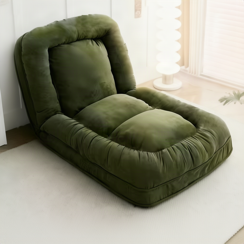 Klappsofa aus Kordstoff, Einzelsitz
