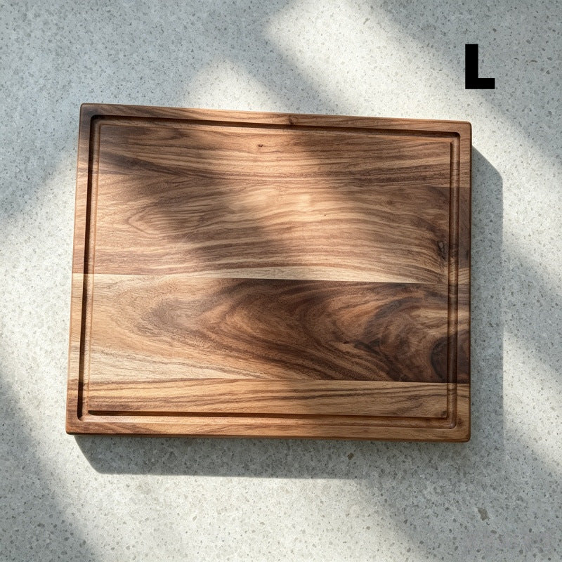 Holz-Schneidebrett, quadratisch, einzeln oder 3er-Set