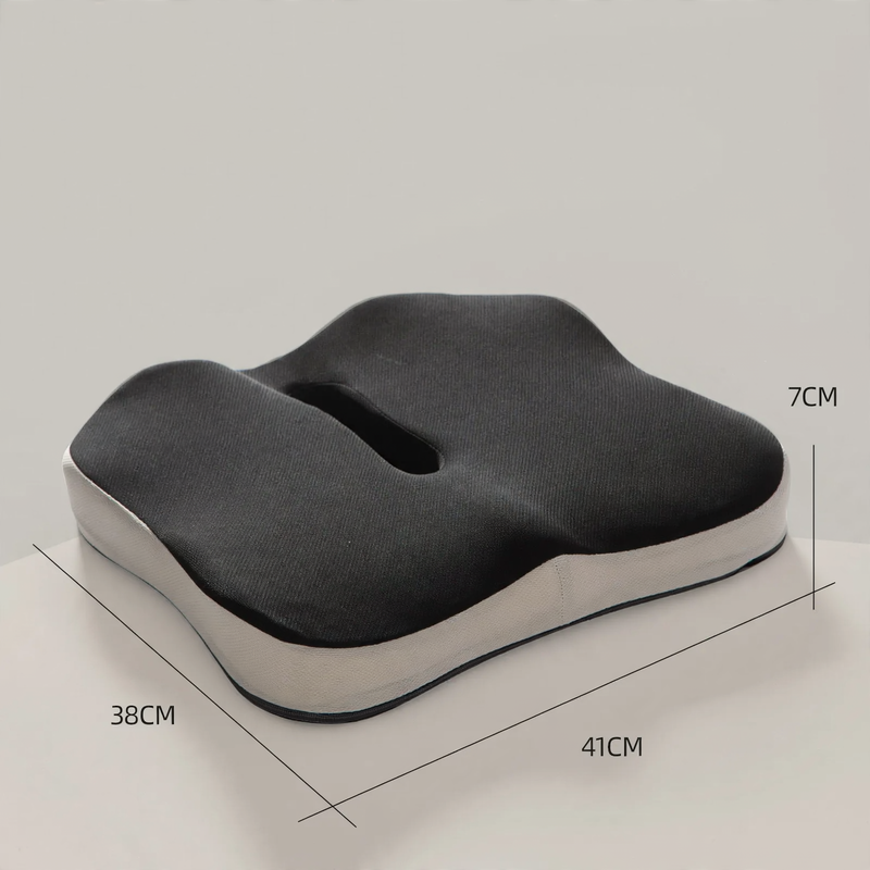 Ergonomisches Sitzkissen aus Gedächtnisschaum, 41×38 cm