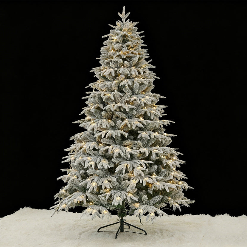 Künstlicher Weihnachtsbaum mit LED-Beleuchtung, 150–300 cm