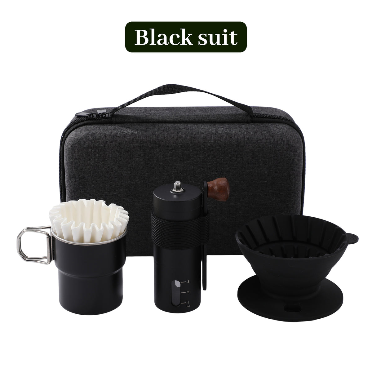 Handaufguss-Kaffee-Geschenkset, 14–15-teilig