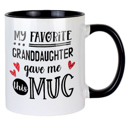 Keramik-Kaffeebecher mit Spruch, 301–400 ml