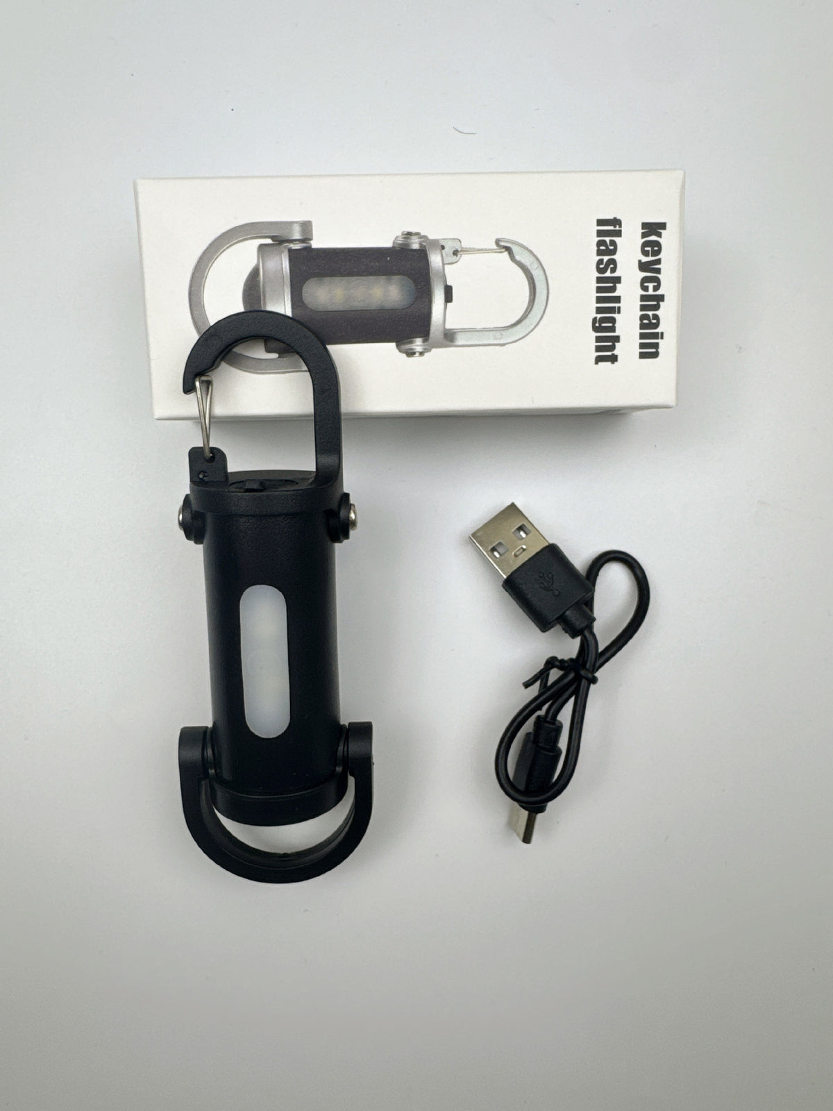 Mini-Taschenlampe mit Schlüsselanhänger, LED