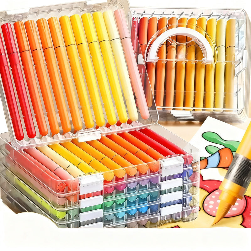 Acrylmarker-Set in verschiedenen Farbtönen