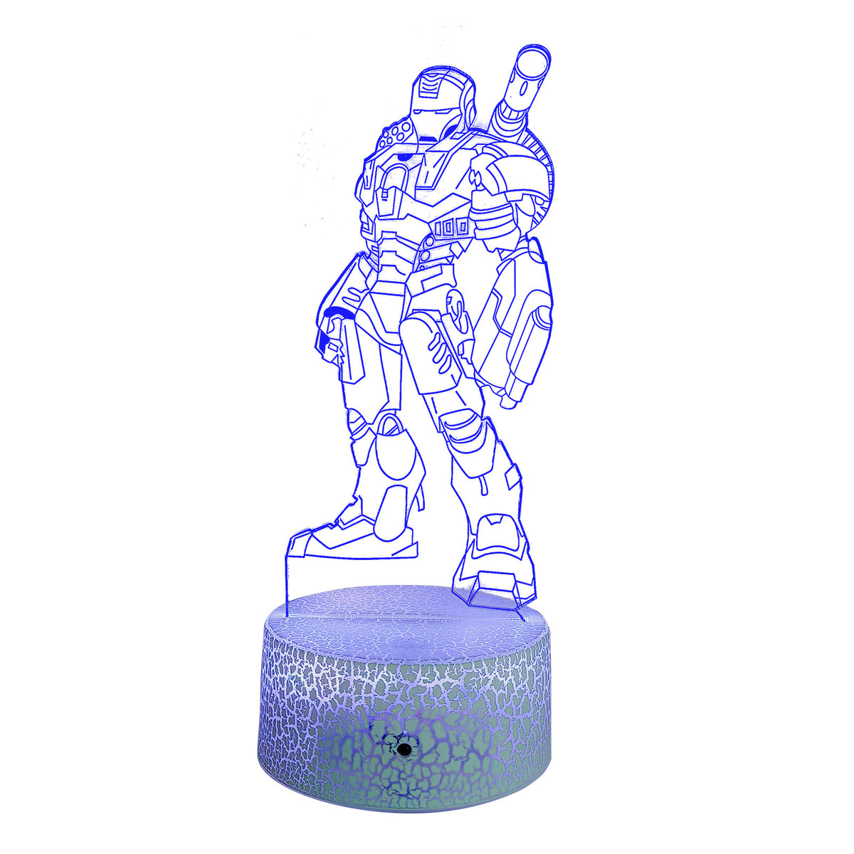3D-LED-Tischleuchte mit 16 Farben und Fernbedienung