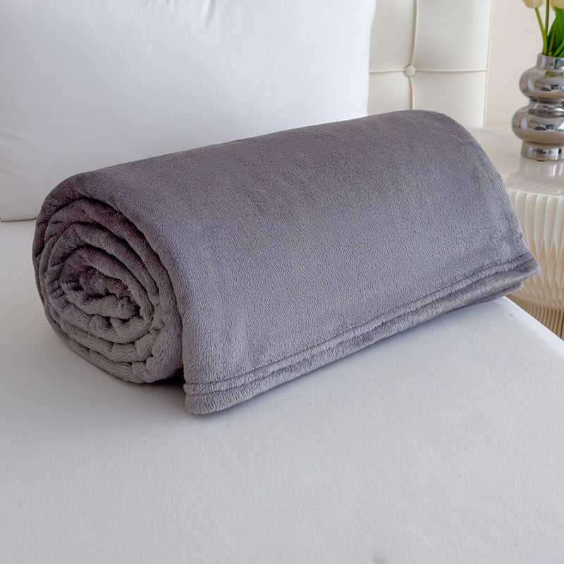 Fleecedecke aus Polyester, 100×150 bis 200×230 cm