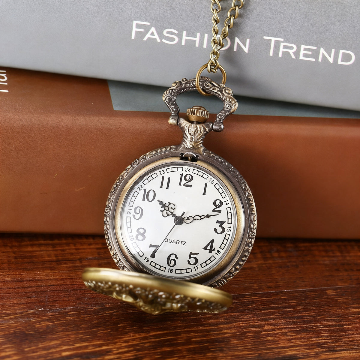 Taschenuhr mit Zeigern, 40 mm Durchmesser