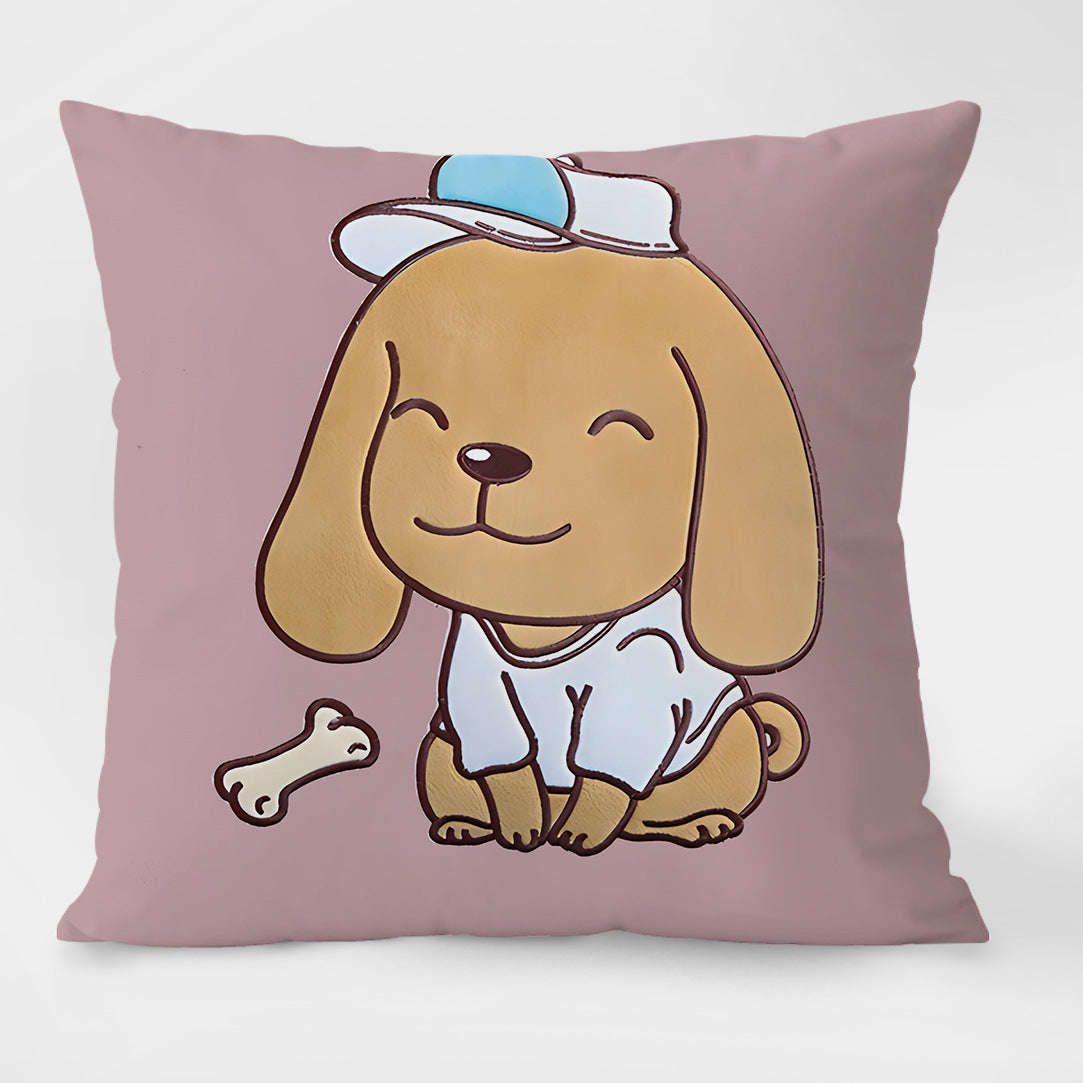 Dekokissen mit Cartoon-Motiv, gefüllt