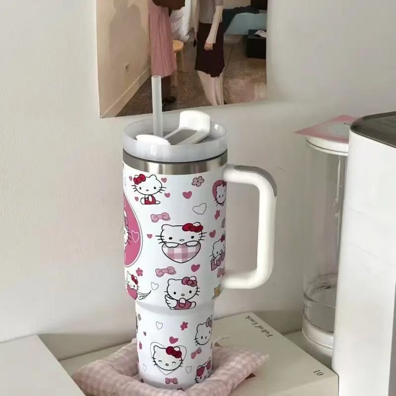 Isolierbecher aus Edelstahl, 40 oz, mit Henkel