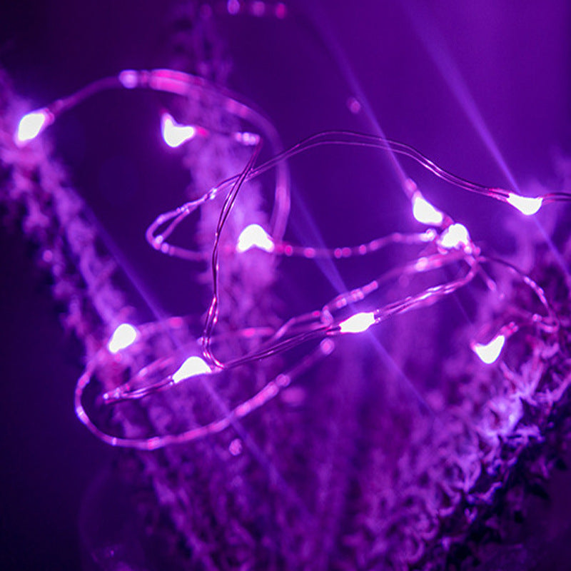 LED-Lichterkette mit Knopfzellenbatterie, 1–3 m