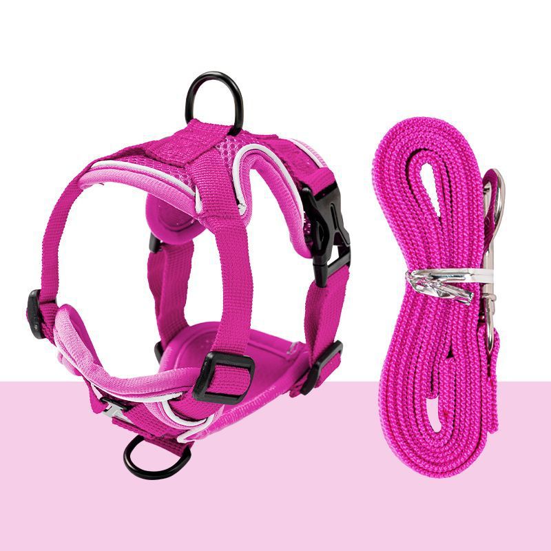 Hundegeschirr gepolstert mit Leine