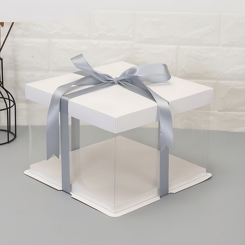 Transparente Kuchenboxen, verschiedene Größen