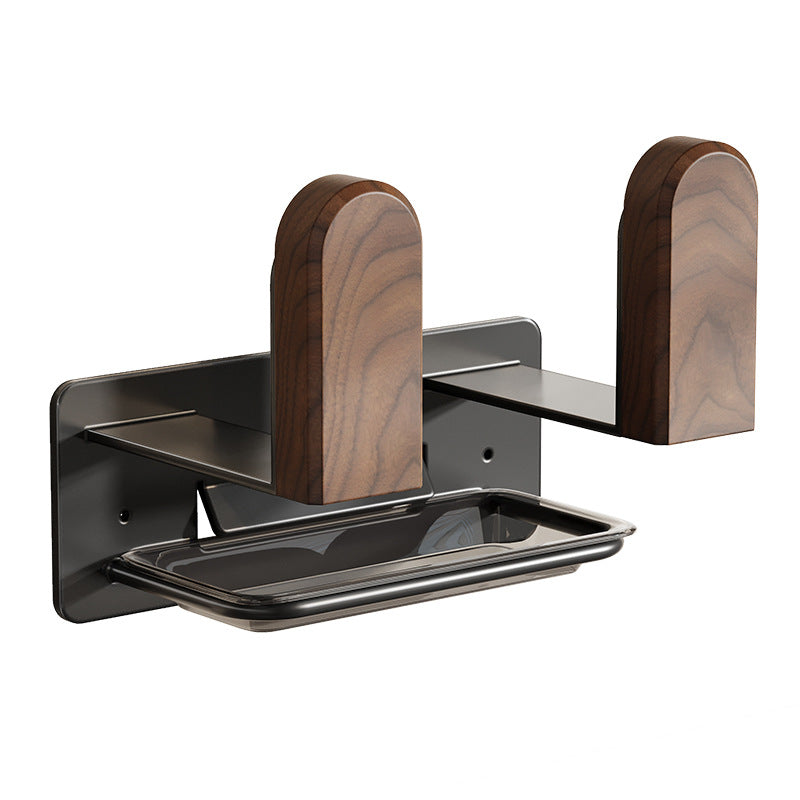 Topfdeckel-Ständer aus Walnussholz