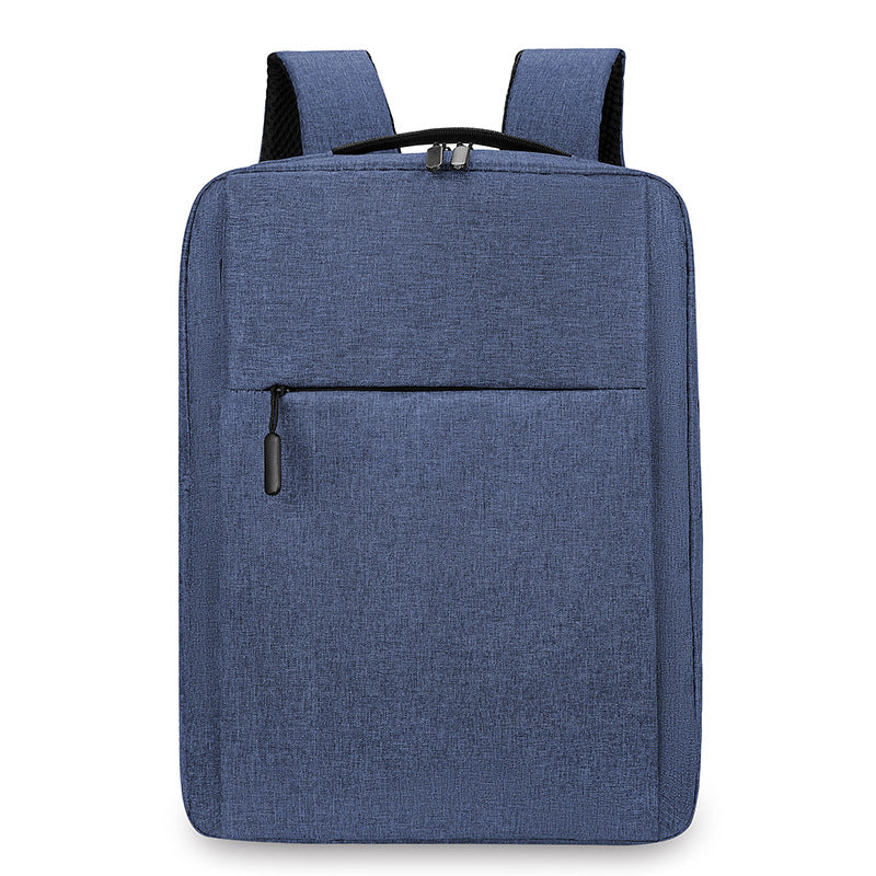 Erweiterbare Canvas-Rucksack mit USB, bis 20 L, 16 Zoll