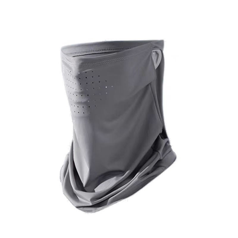 UV-Schutz-Gesichtsmaske mit Ohrschlaufen und Nackenschutz