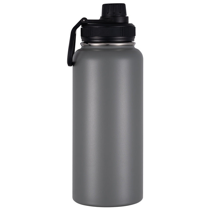 Isolierte Edelstahl-Trinkflasche mit Tragegriff
