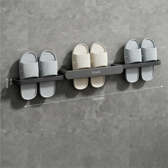Wandmontiertes Schuhregal ohne Bohren