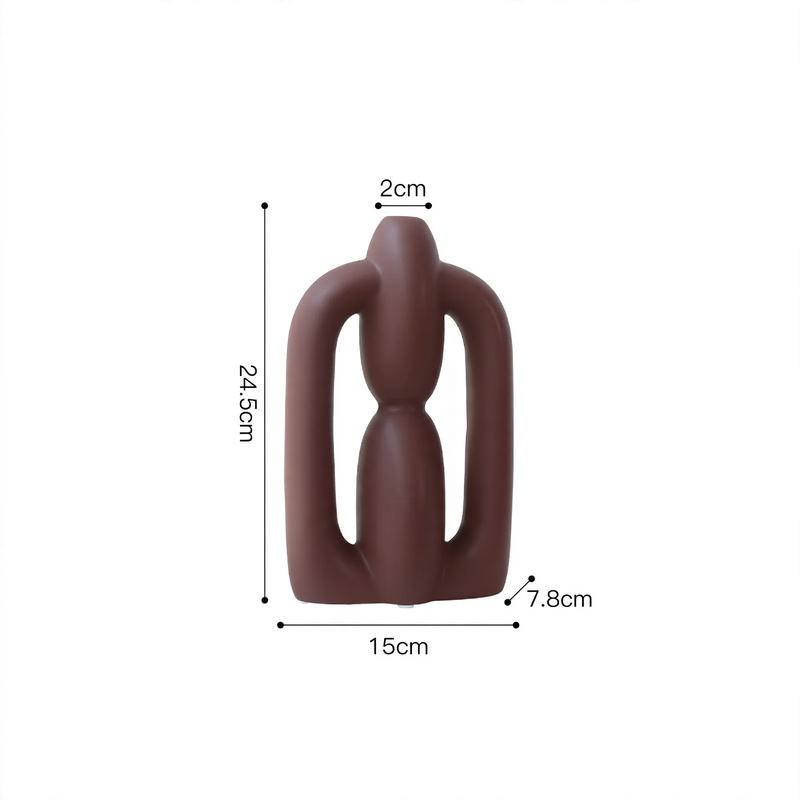 Keramik-Blumenvase, europäischer Stil