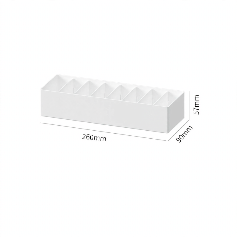 Transparente Kabelorganizer-Box aus Kunststoff