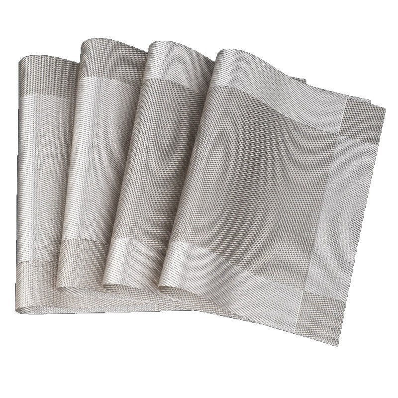 Tischset aus Polyester, quadratisch, gemustert