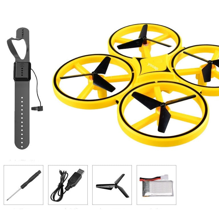Drohne - handgesteuert -Quadrocopter (Gyro & LED) | Brehn
