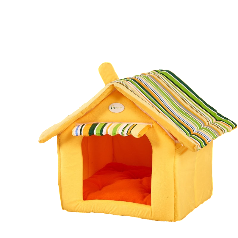 Brehn | Innenhundhaus/Katzenhaus Hundebett/Katzenbett Haustierbett für kleine bis mittelgroße Tiere