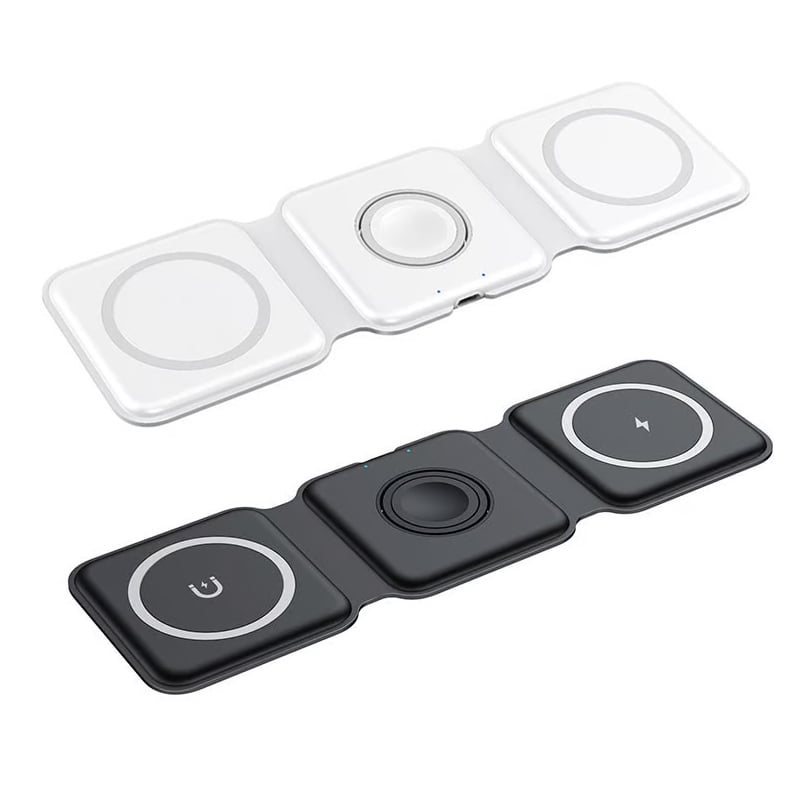 Neues faltbares 3-in-1-Wireless-Ladegerät