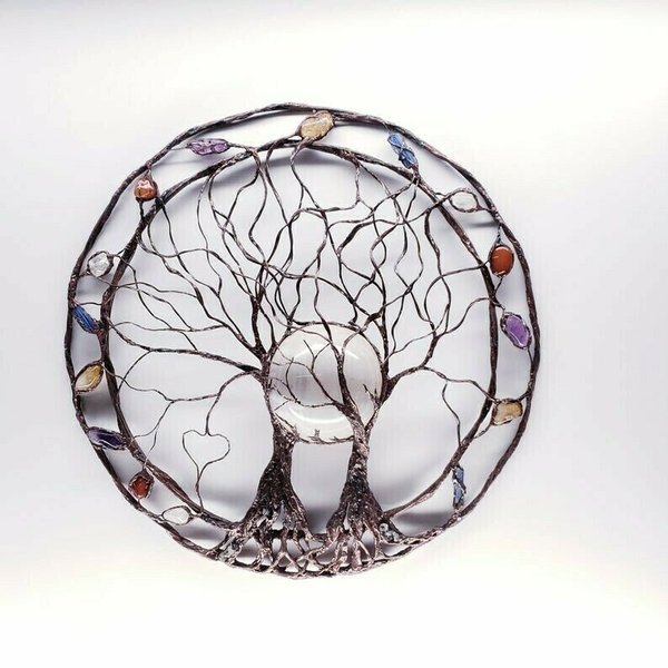 Circle Of Life-Metallbaum Wandkunst | Brehn