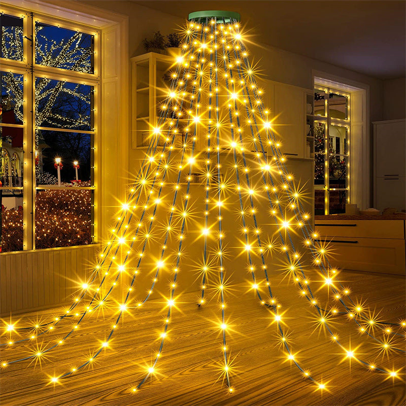 Brehn | Weihnachtsbaum Wasserfalllichter mit Ring