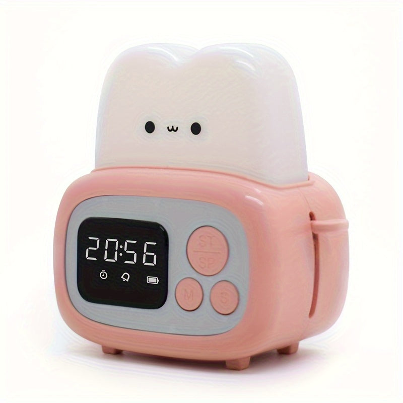 Niedlicher LED-Alarmclock mit USB-wiederaufladbarem Akku | Brehn