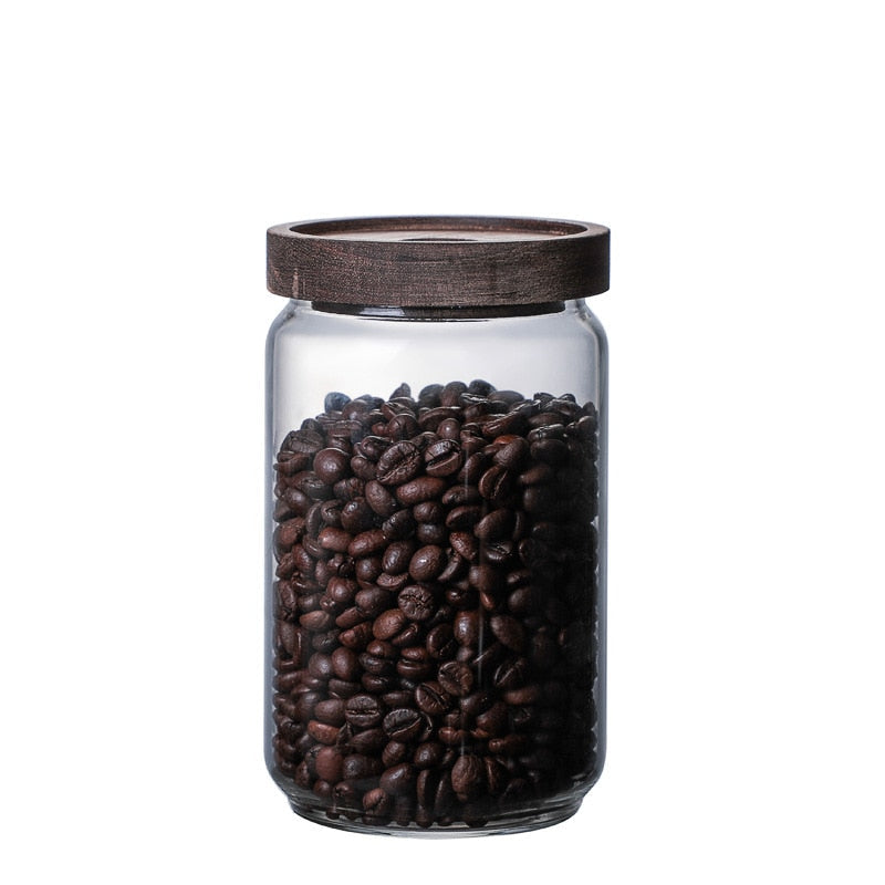 Glasversiegeltes Glas Kaffeebohnenspeicherbehälter Getreidespeicherbehälter Teeglas | Brehn
