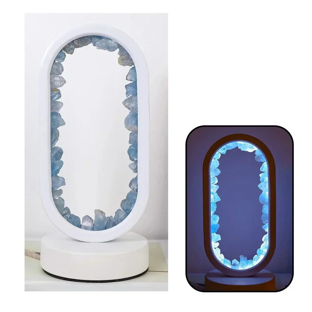 Brehn | Handgemachte Amethystlampe - Serenith