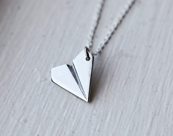 Paper Airplane Necklace | Brehn