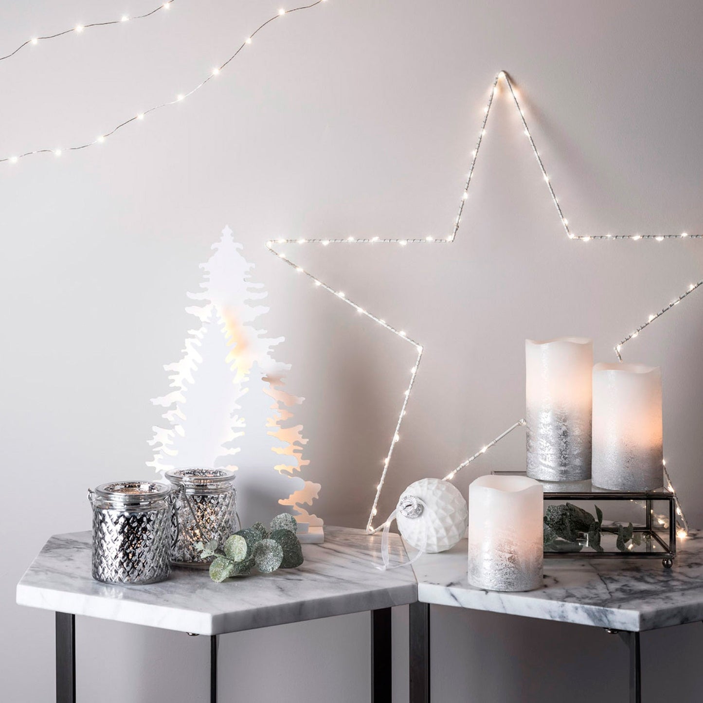 Weihnachtsdekorationen Sternen-LED-Fensterlicht