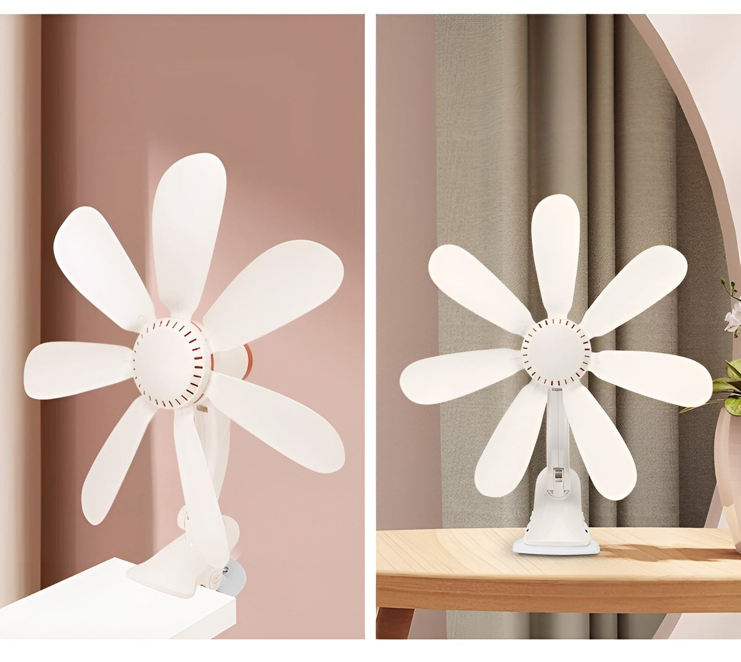Tragbarer Clip-On Tisch- & Nachttischventilator | Brehn