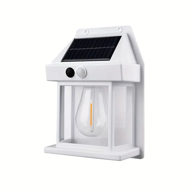 Brehn | LuminGlow Solar Wandleuchte: Dimmbare Eleganz