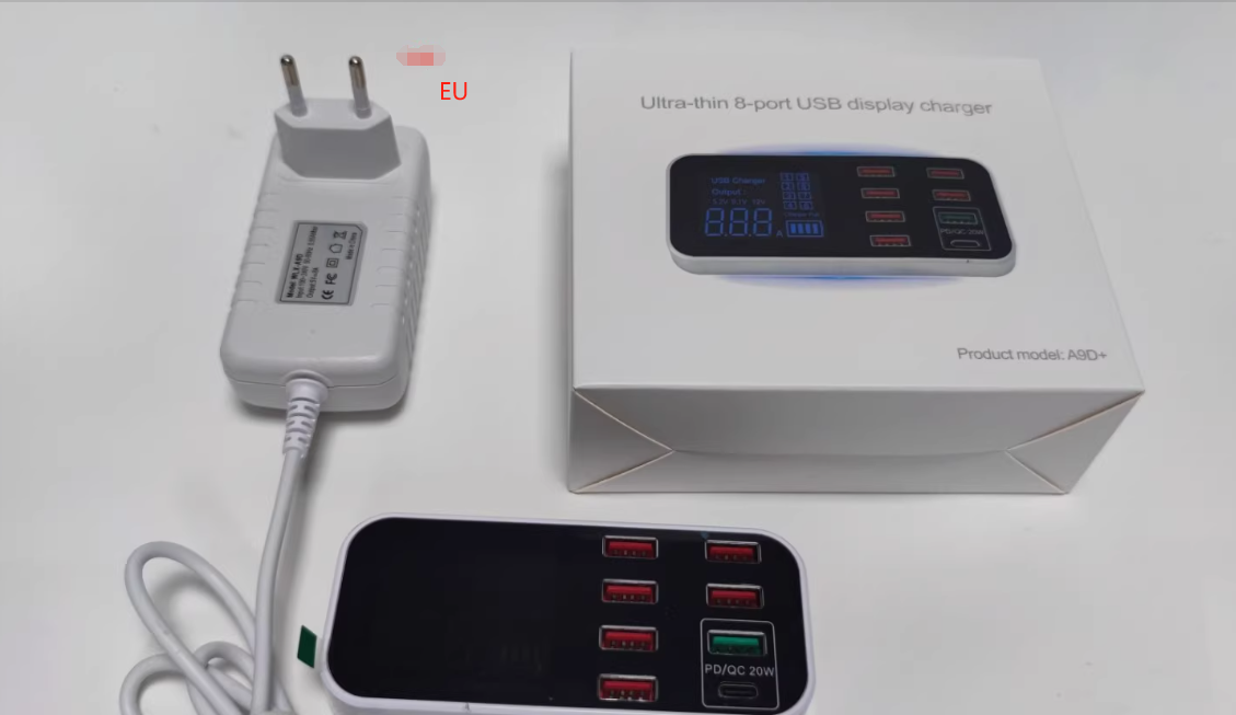 Brehn | Eindhoven Multi-USB-Ladegerät | Schnellladegerät für Netzadapter