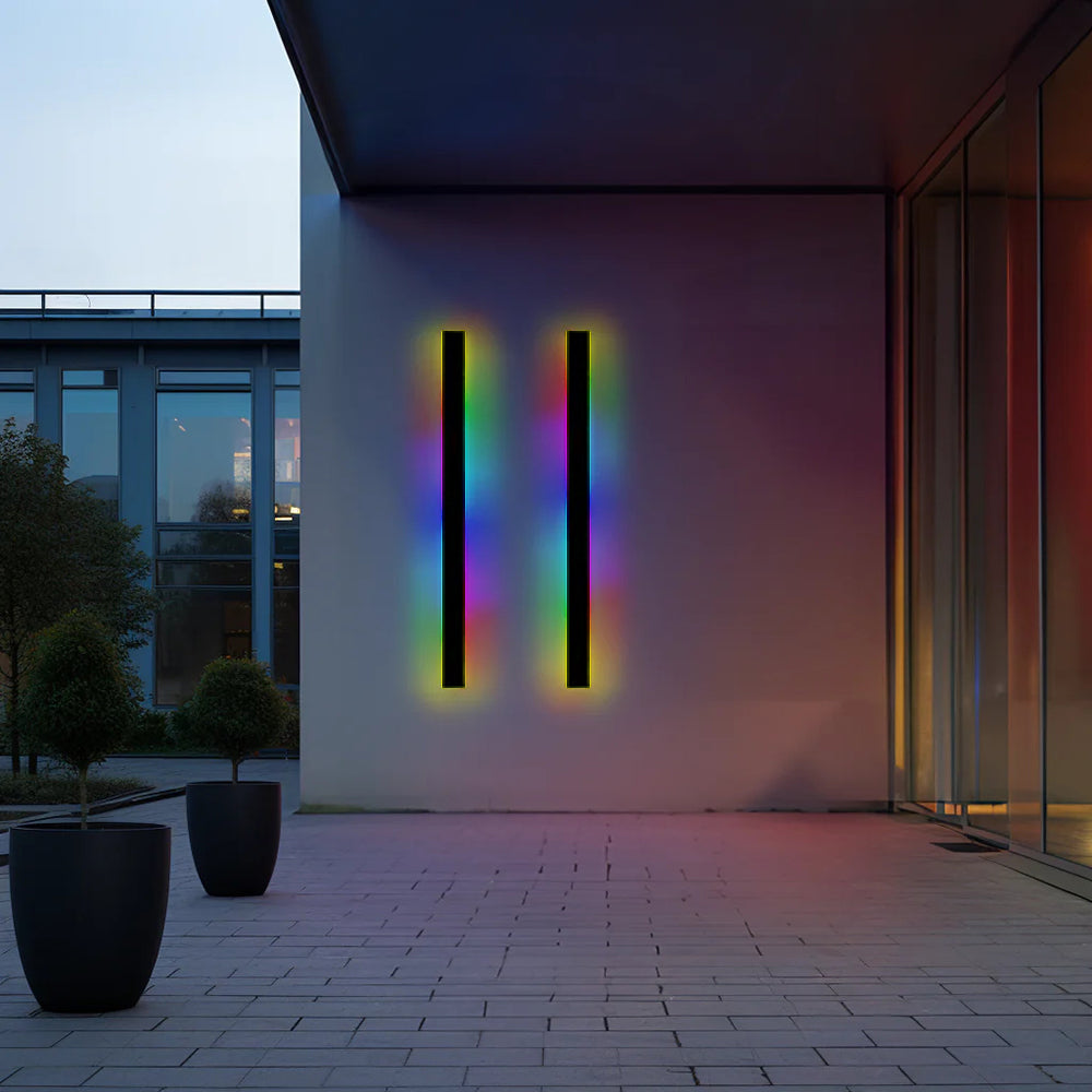 Elegante Outdoor-LED-Wandleuchte