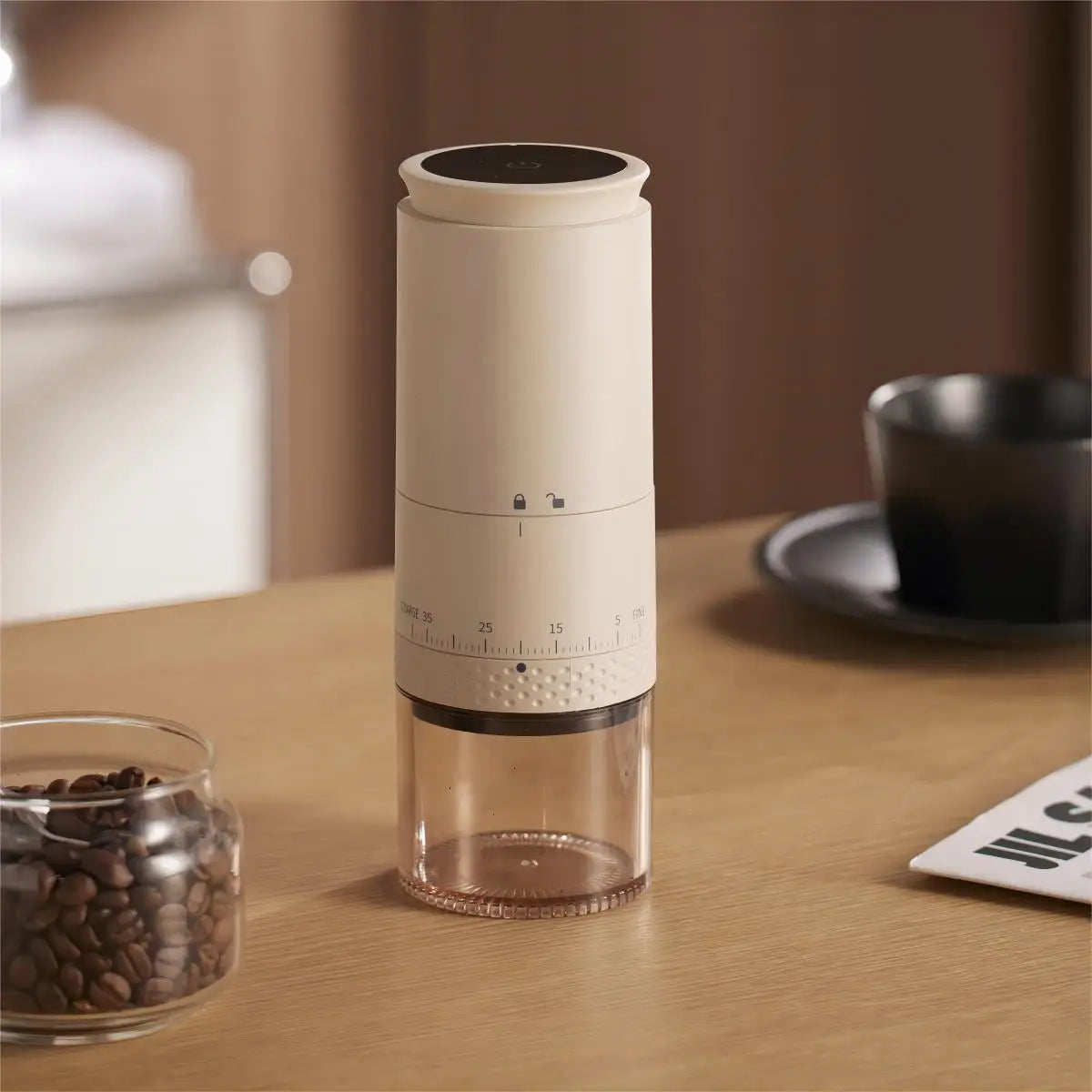 Brehn | Tragbare elektrische Kaffeemühle - BeanBuddy