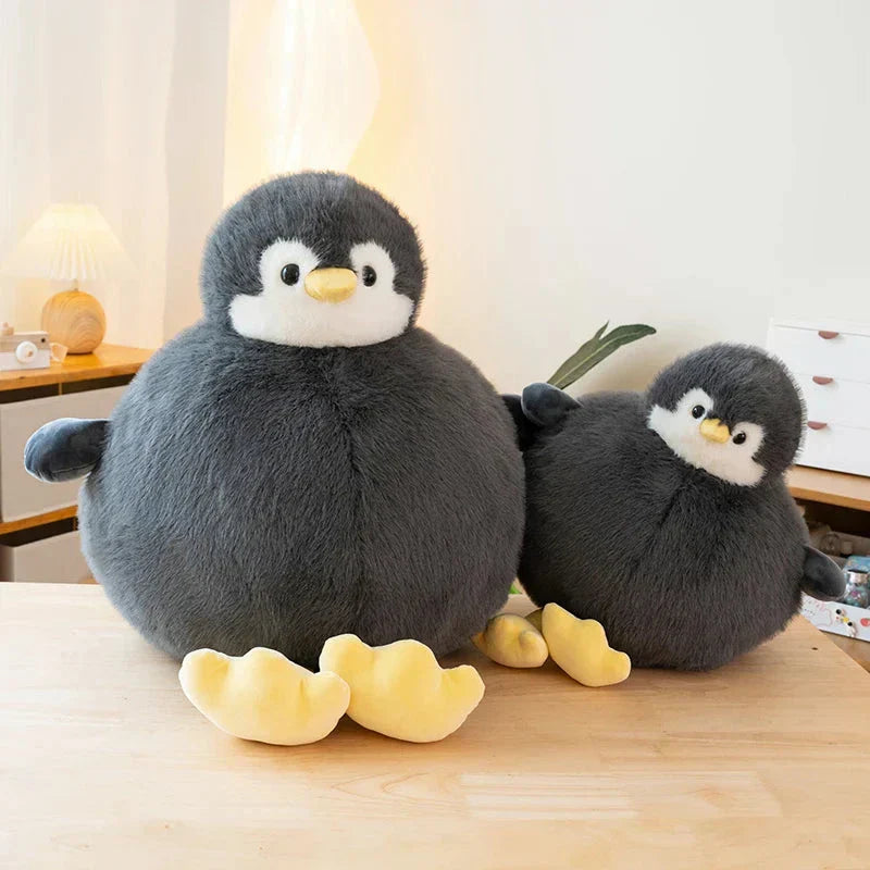 Brehn | Fetter runder Pinguin Plüschfigur