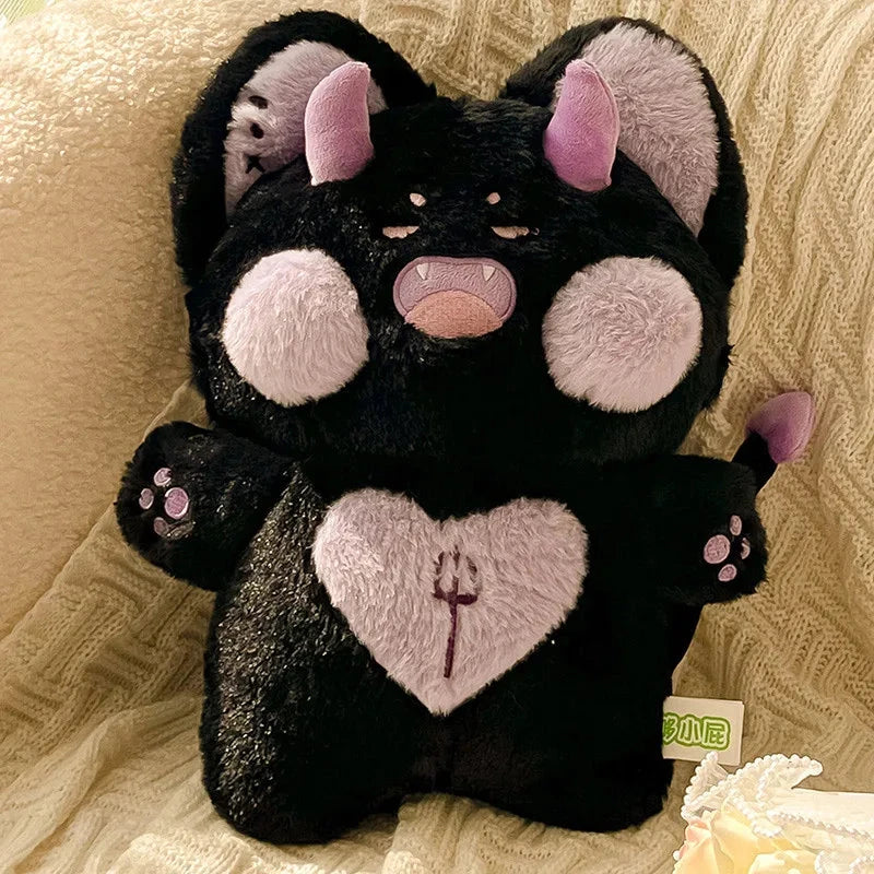 Brehn | Böse Kawaii Flauschiger Fuchs Halloween Plüschtiere