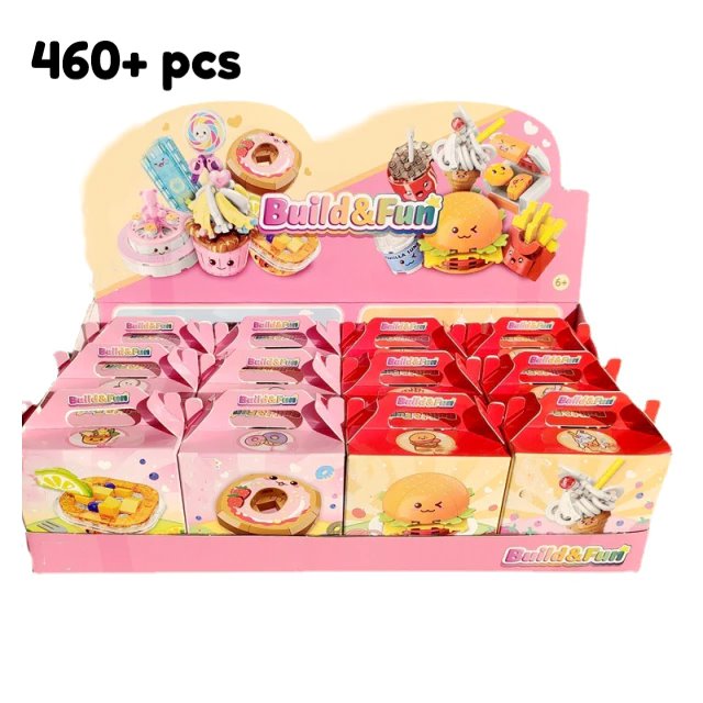 Brehn | Juicy Burger Meal mit leckerem süßem Dessert Micro Sets