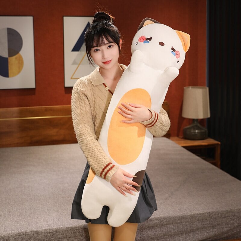 Brehn | Kawaii 100cm Lange Kuschelhund Katze Schwein Plüschkollektion